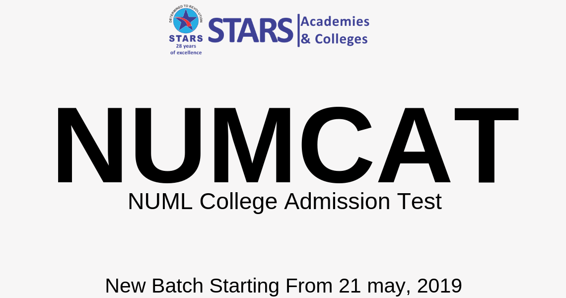 Stars Academy NUMCAT Information