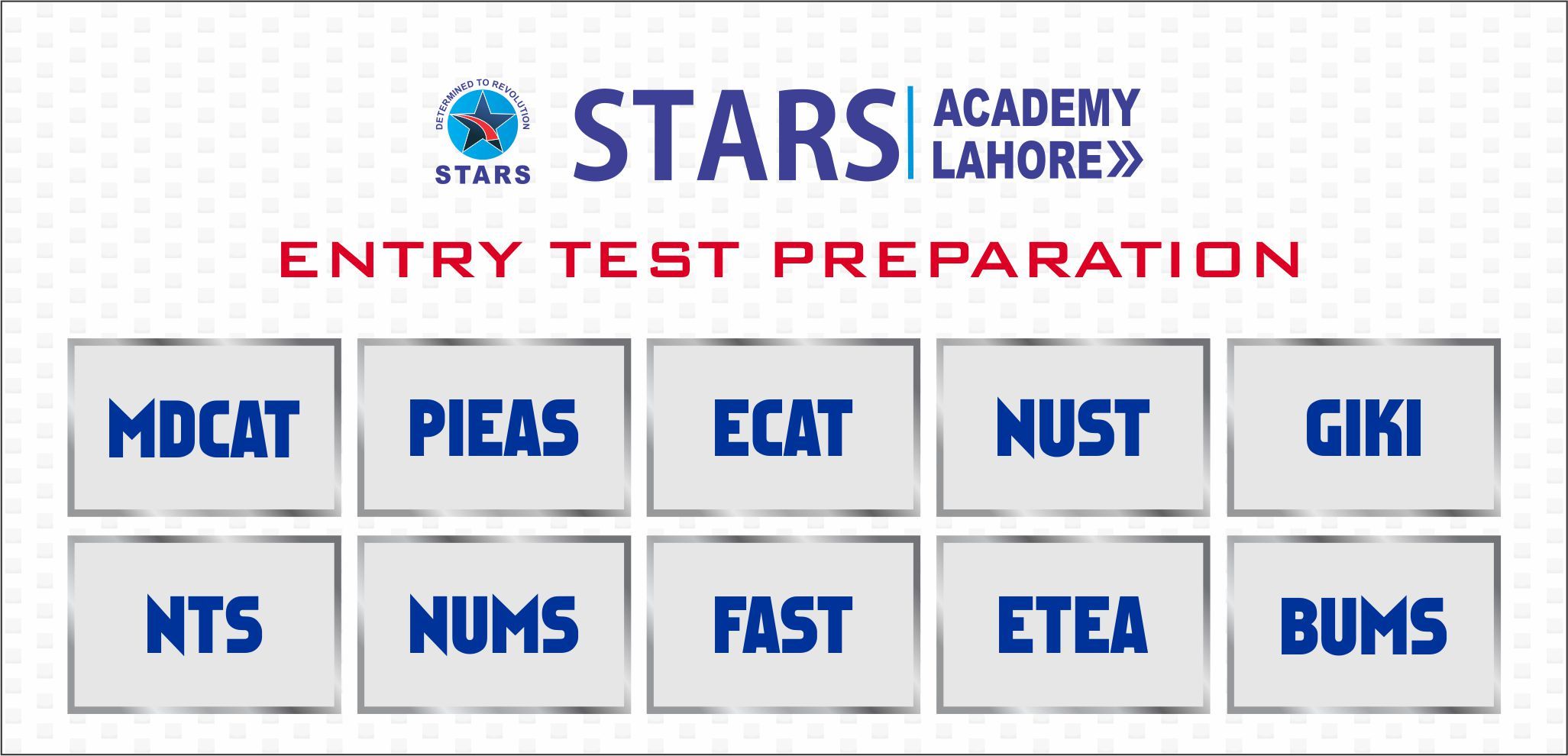 Stars Academy online Entry Test classes