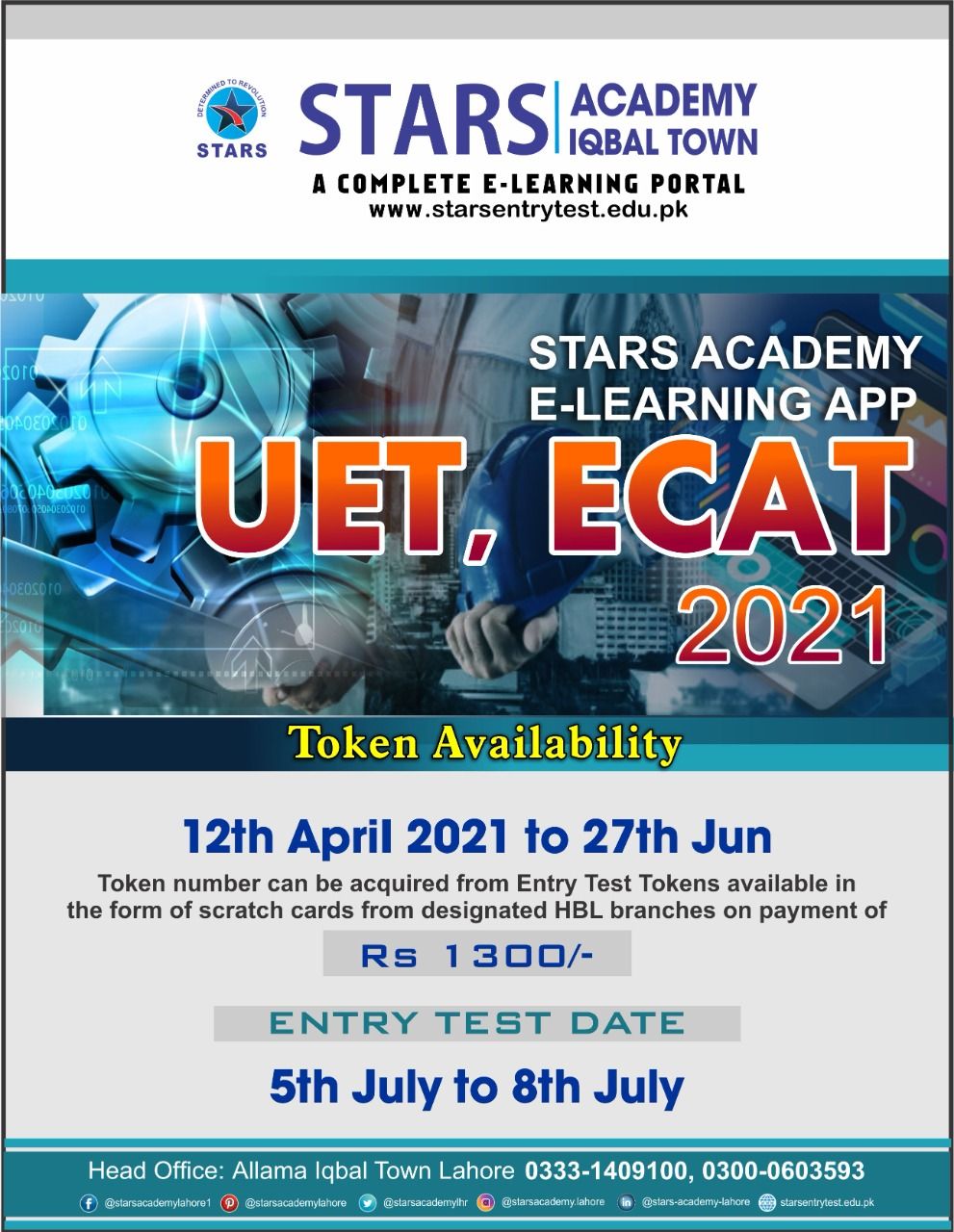 Stars Academy ECAT Information